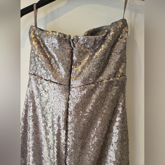 Lulus Majestic Muse Strapless Sequin Maxi Dress Size XS - Picture 11 of 16